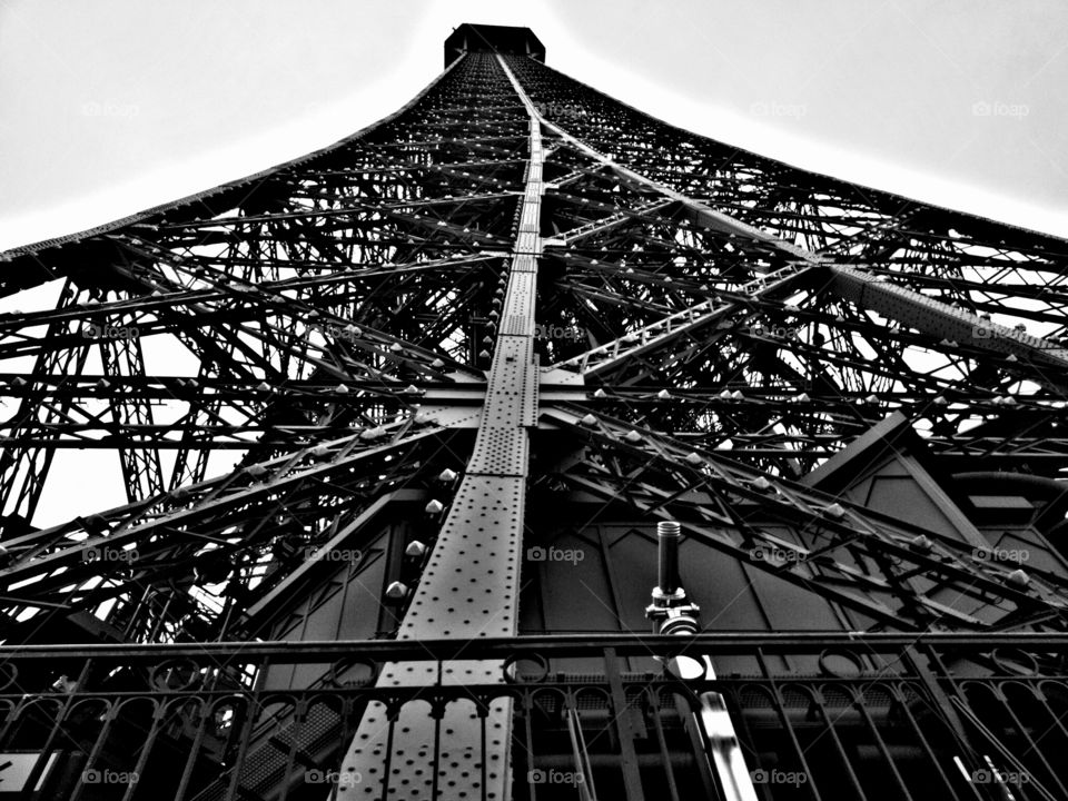 Black Eiffel tower