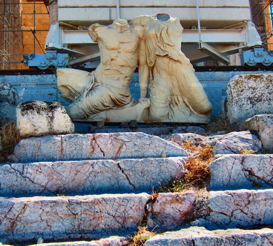 Sculptures at the Parthenon