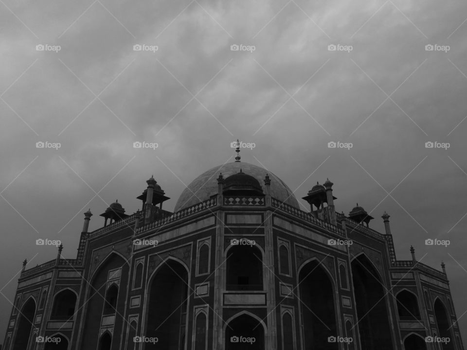 humayun's tomb, delhi, india