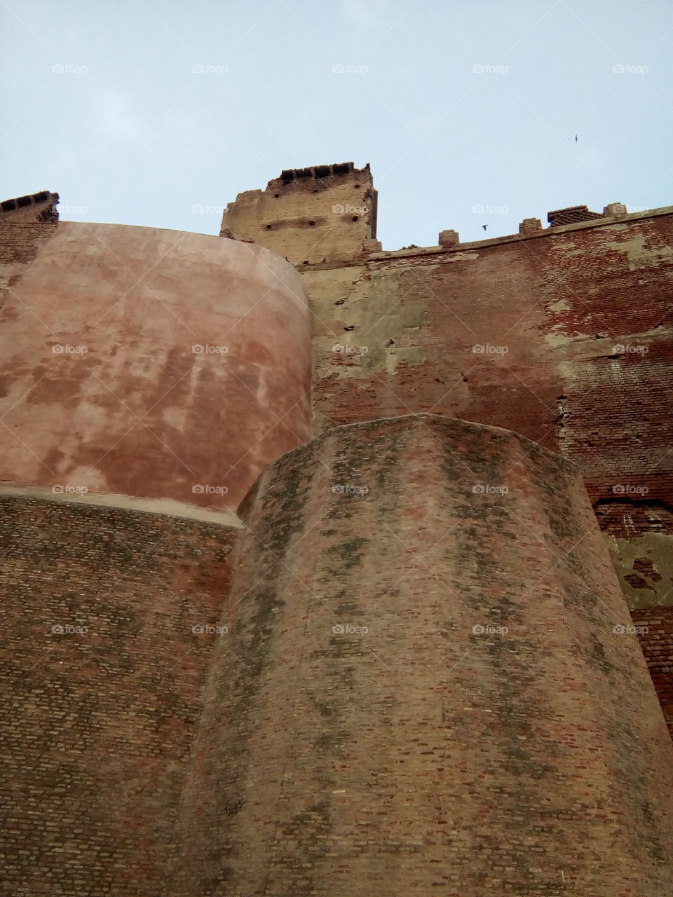 ancient fort of Bathinda city- a monument protected by Govt Of India- inner part