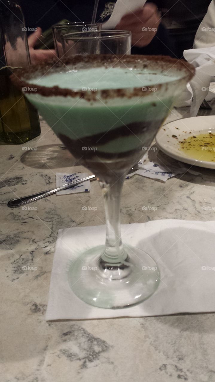 chocolate mint martini