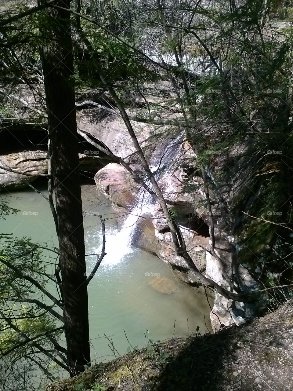 The falls at Hocking Hills