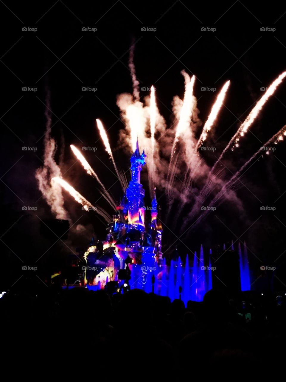 Fogo de artifício na Disneyland Paris