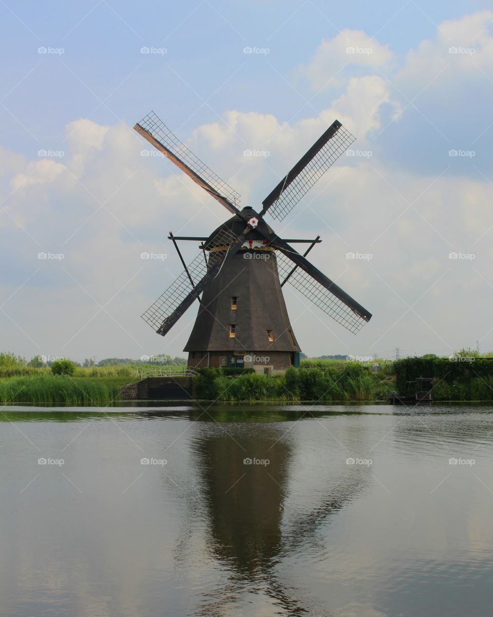 windmill on the polder