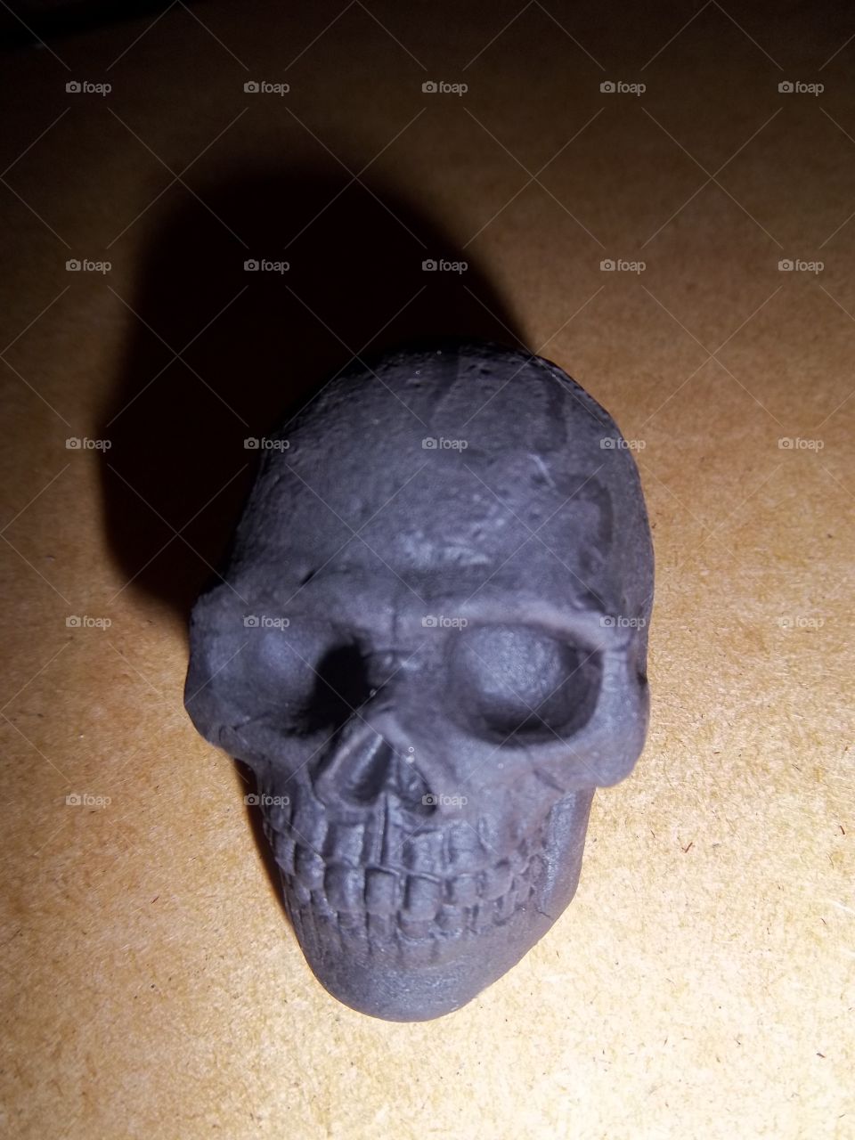 Black skull (rubber)