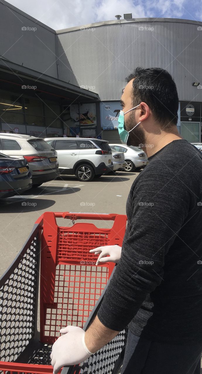 Shopping during the Corona virus