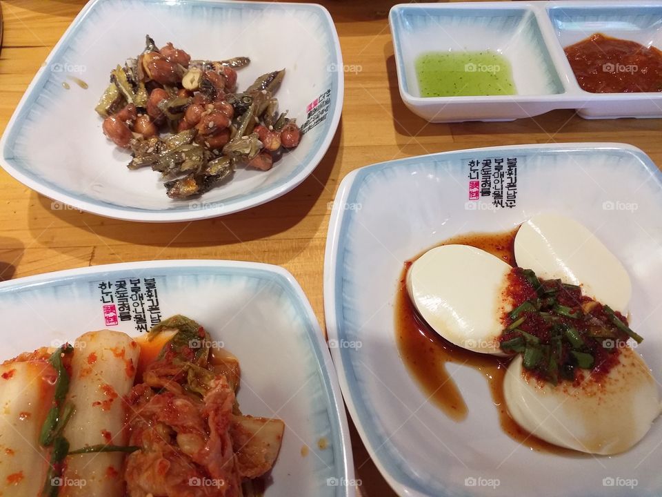 Korean food for the lunch