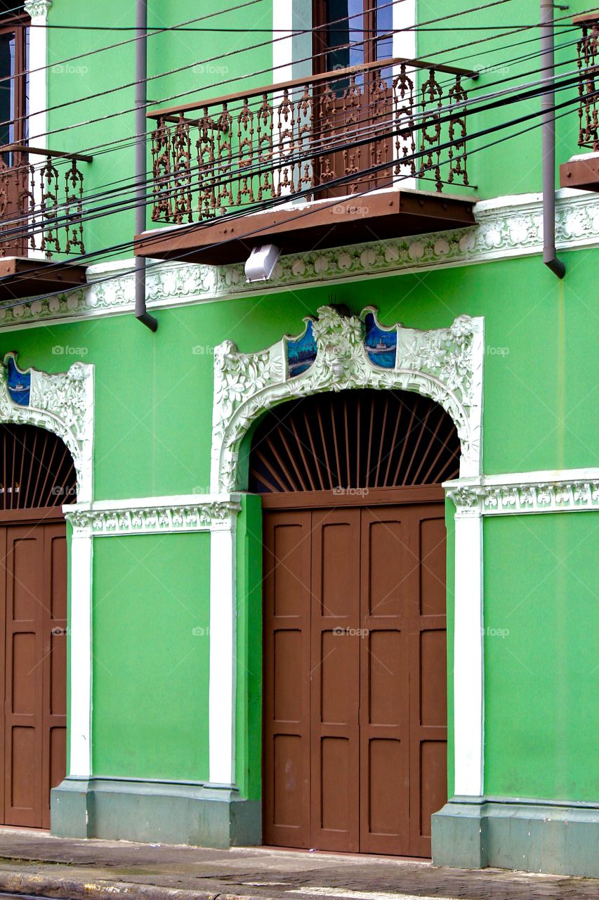 Architecture in downtown Costa Rica