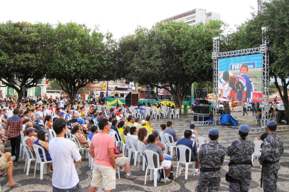 Public viewing in brazil 