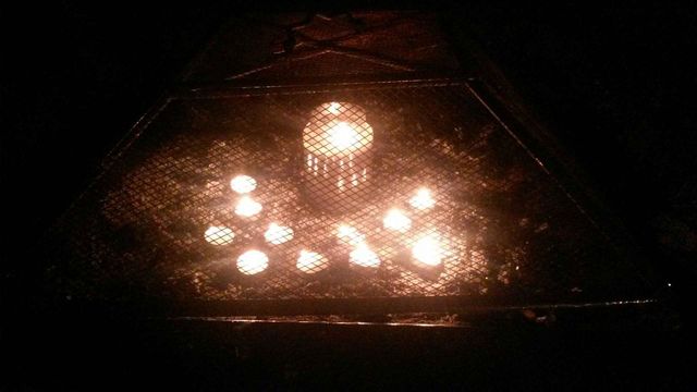 candle fire