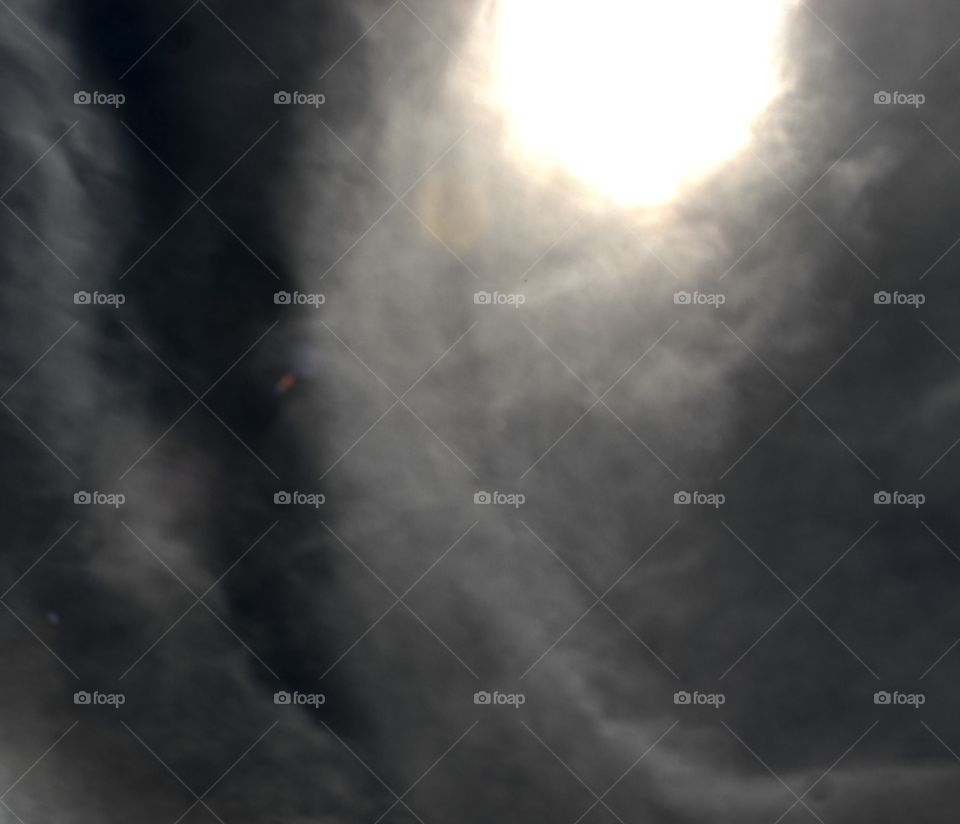 sky dark clouds sun by lightanddrawing