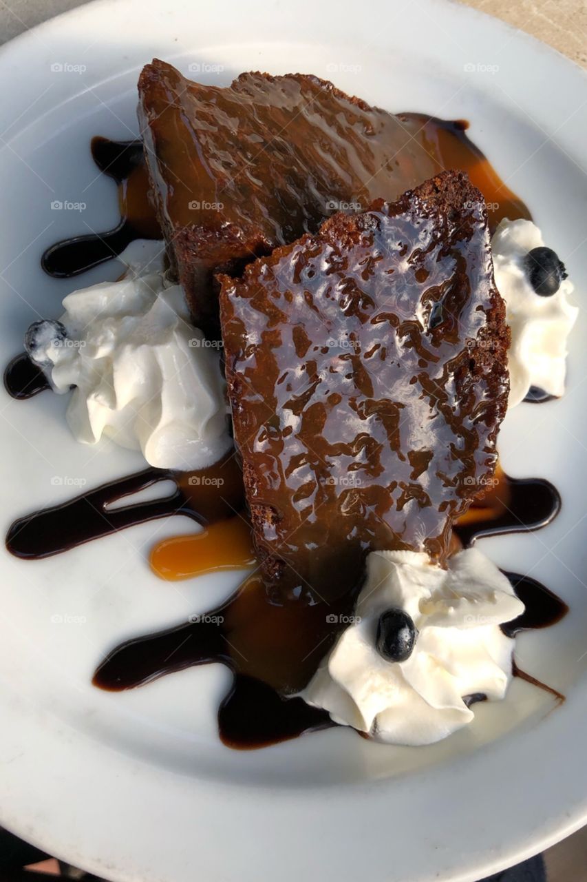 Chocolate Toffee Cake