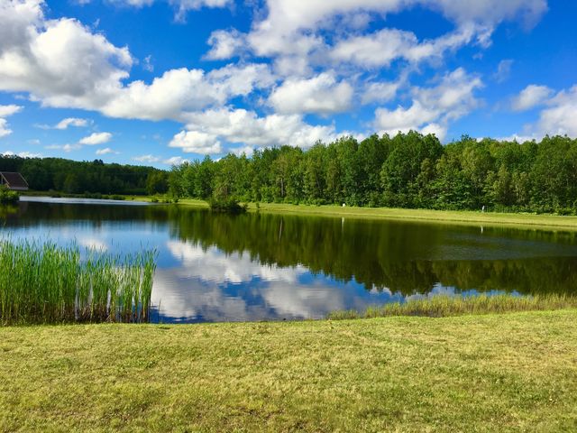 Clouds in the lake?