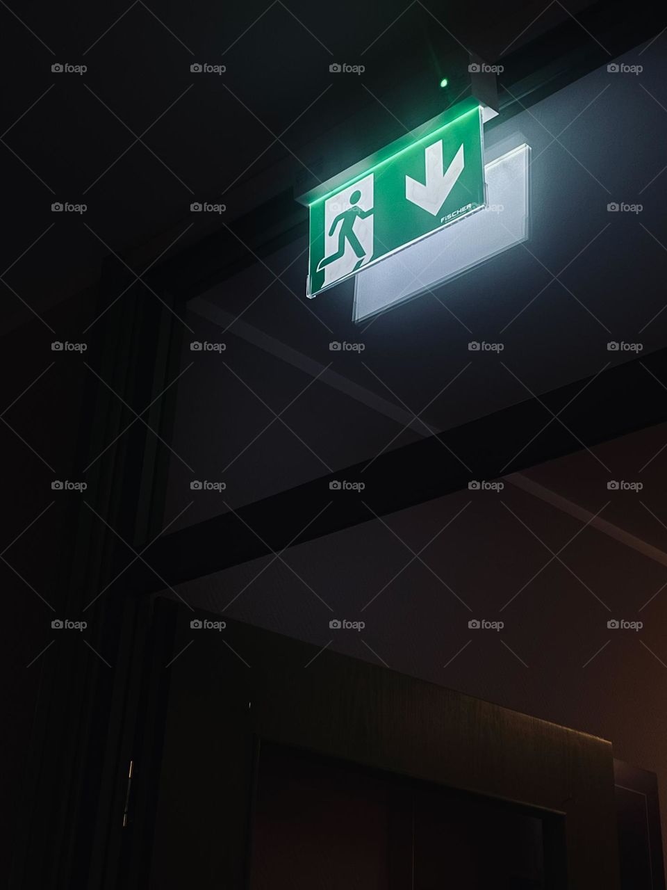 Exit sign