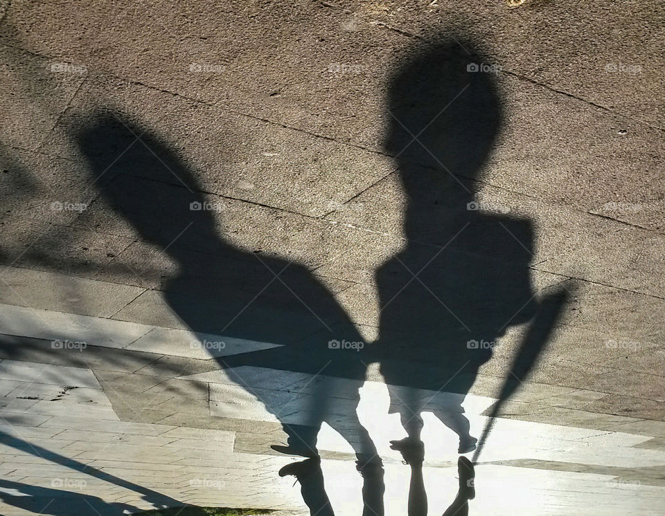 street people shadows