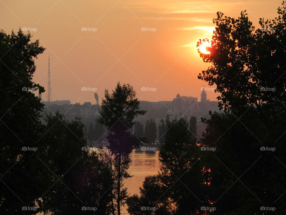 evening, sky, sun, summer every day is unique, every evening is like a miracle