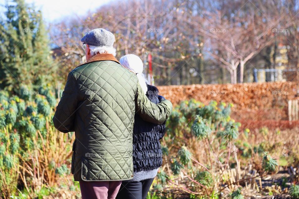 Couple in the garden