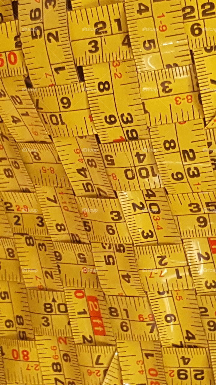 woven tape measures