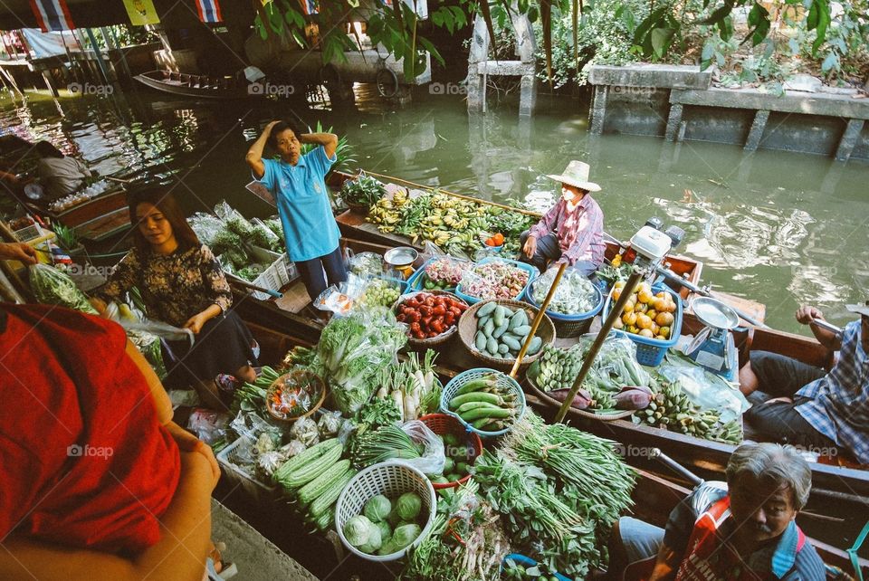 Floating market, Thailand🇹🇭