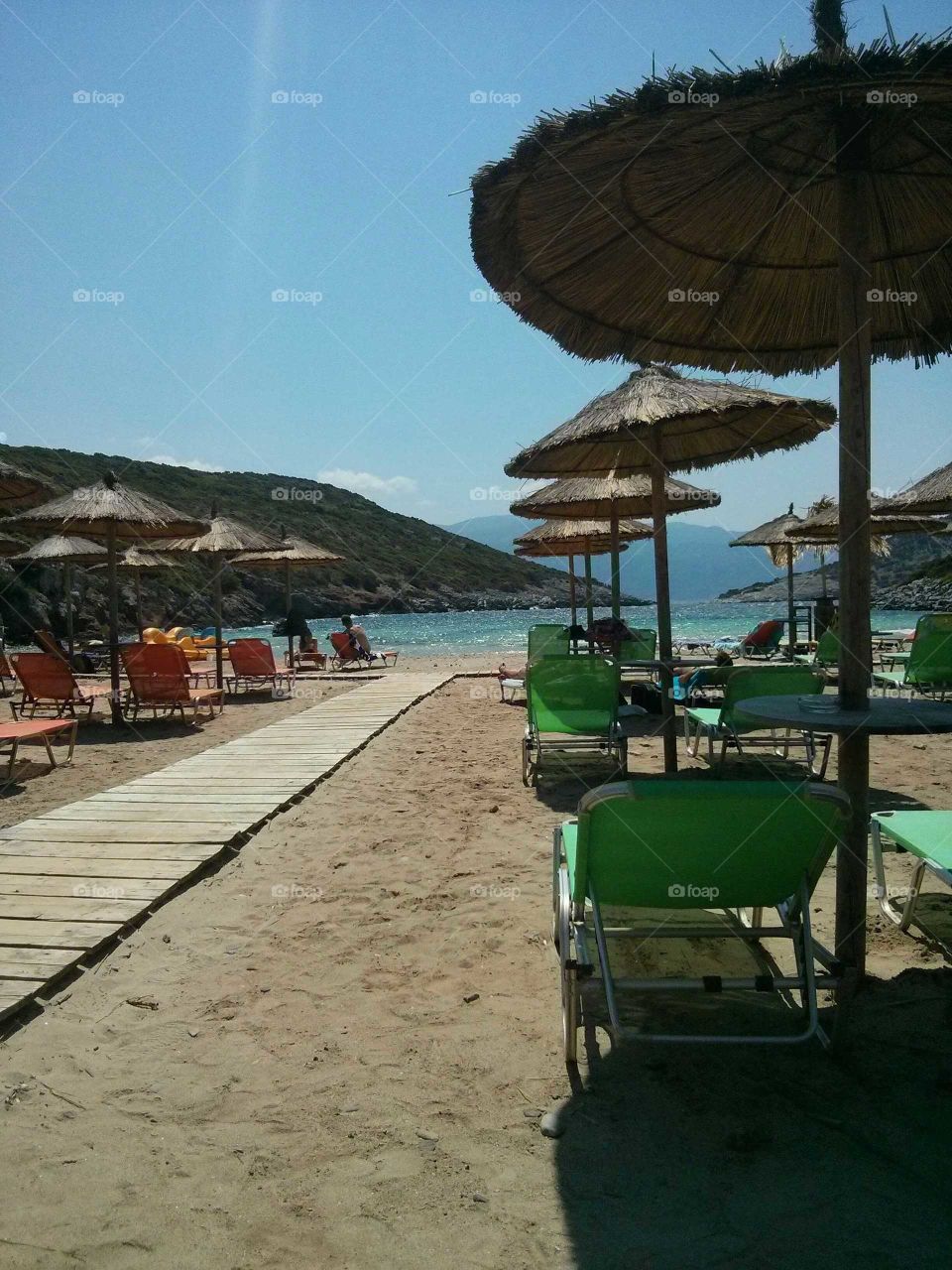 Livadaki beach in Samos, Greece