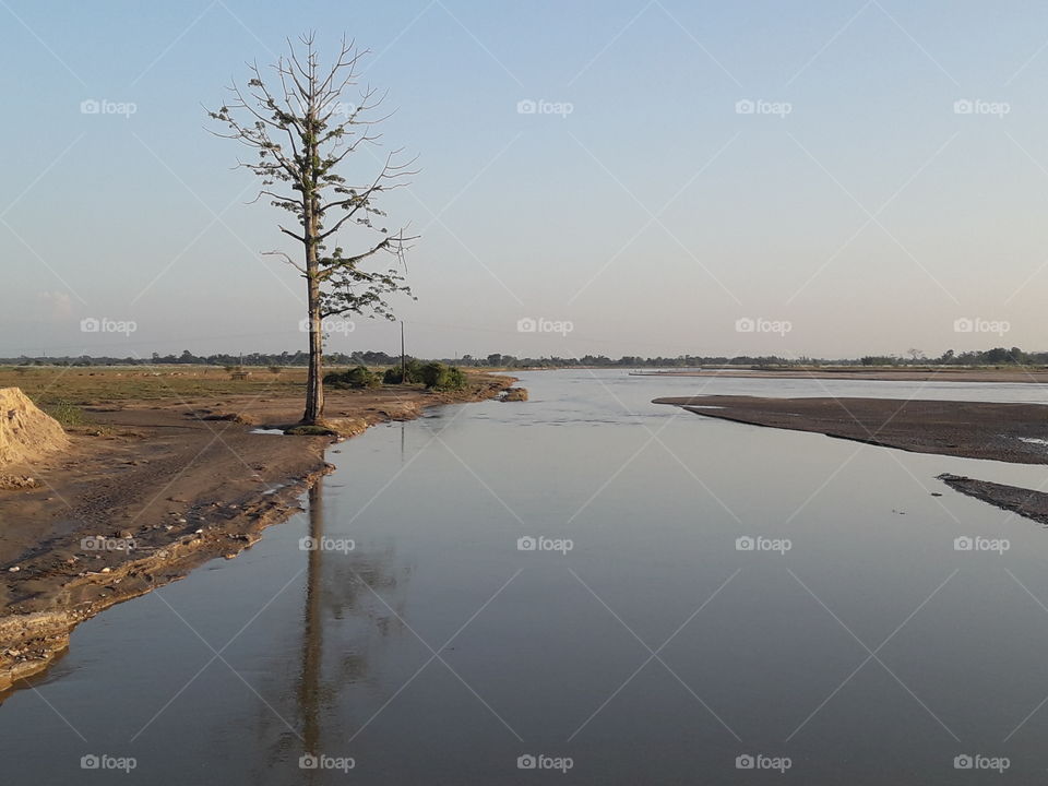 Kumotiya River. 
North east in India.