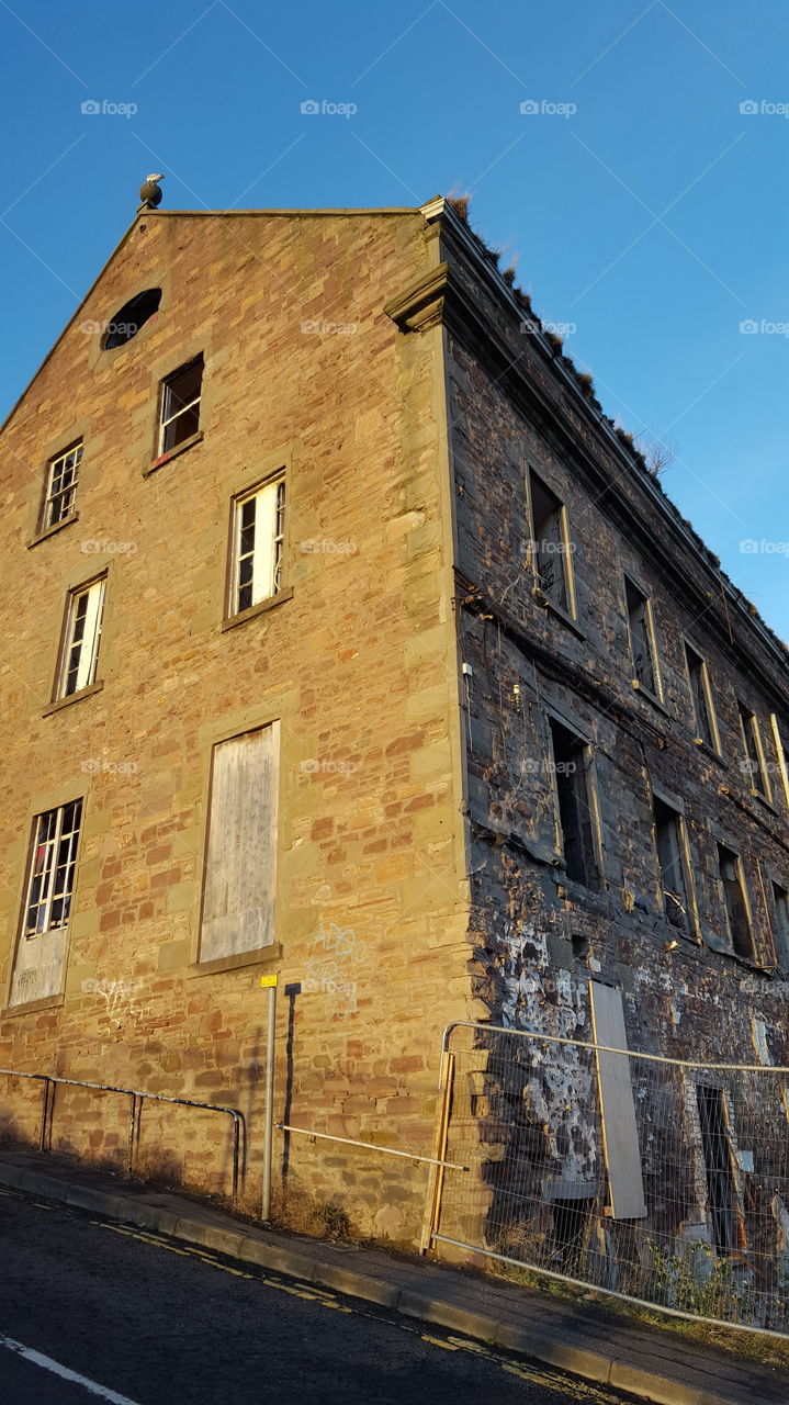 Derelict Buildings Dundee Scotland