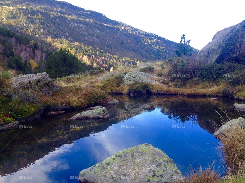 In love with the lake in Andorra and Andorra herself...