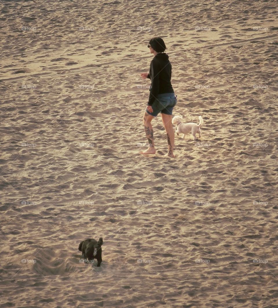 Beach walking