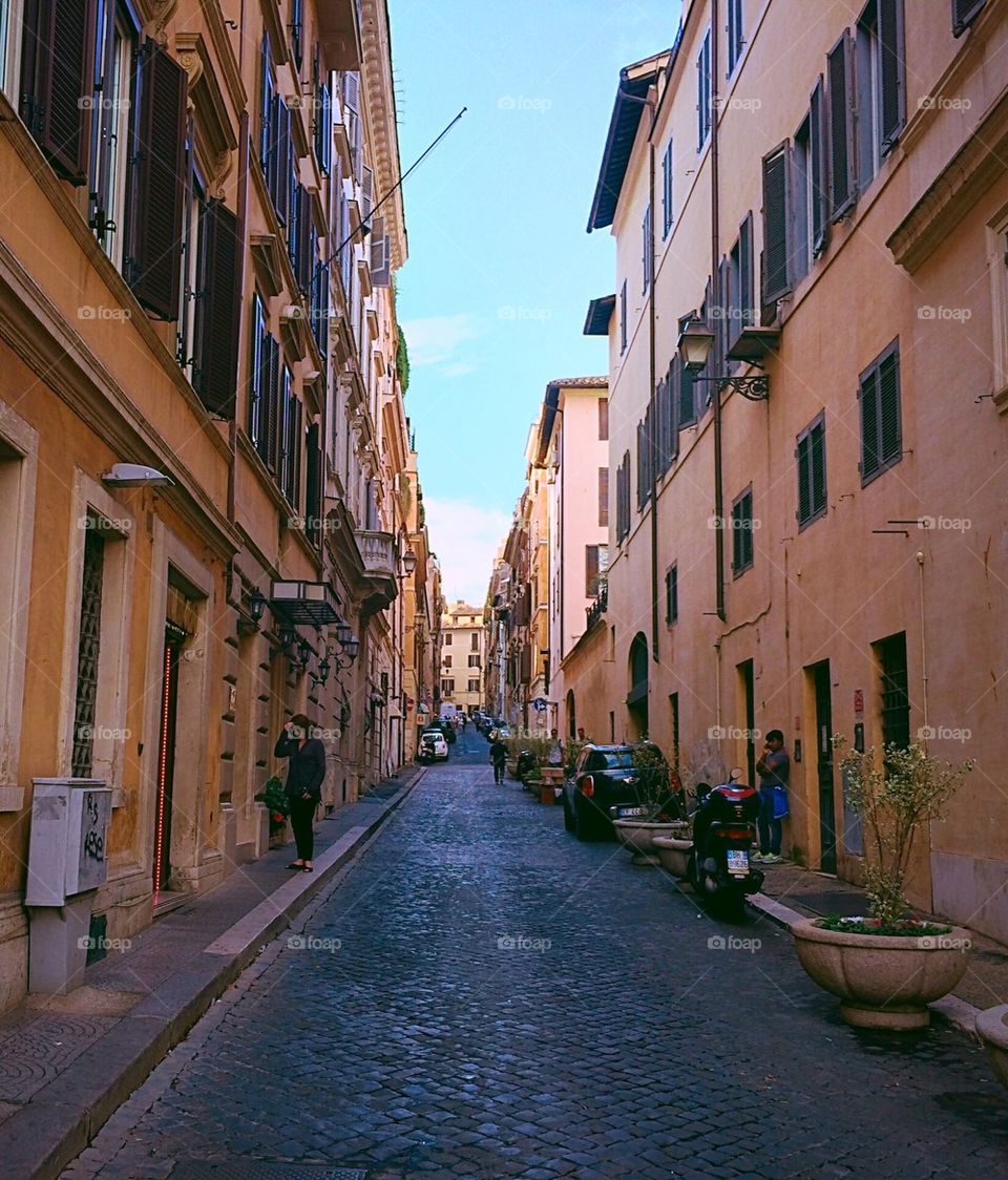 Street in Rome, Italy
