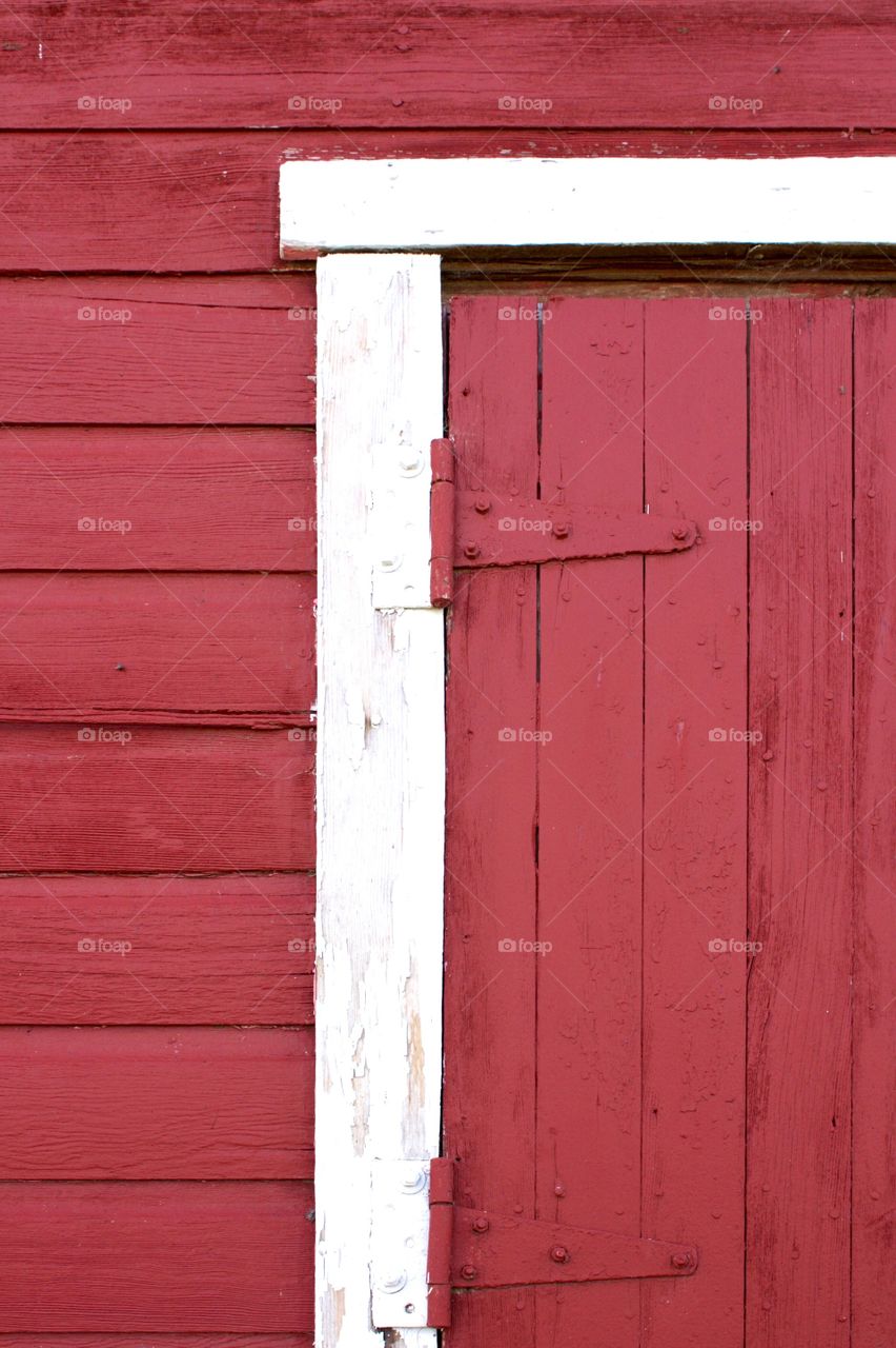 Barn door hinges