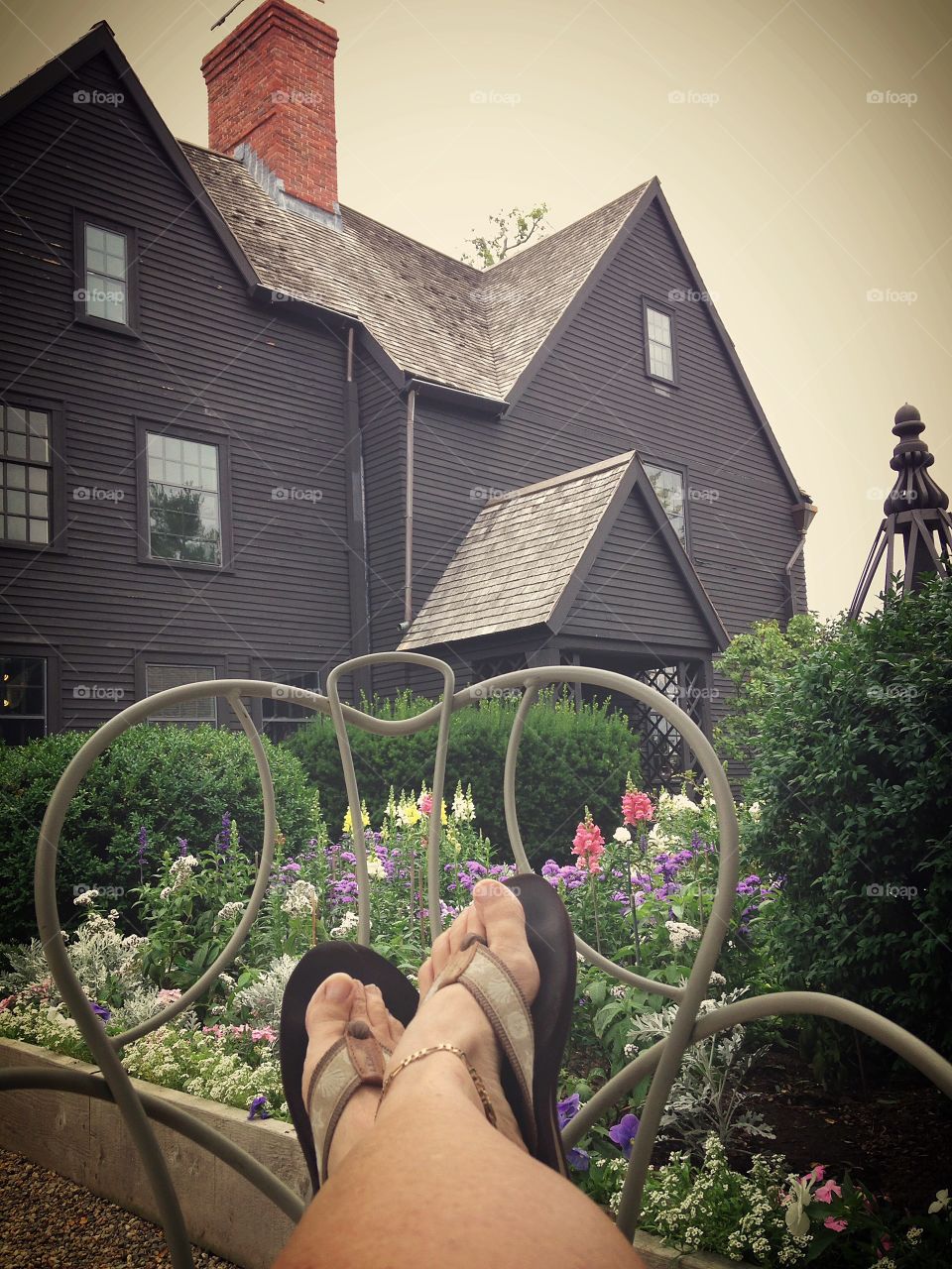 Relaxing at the House of Seven Gables