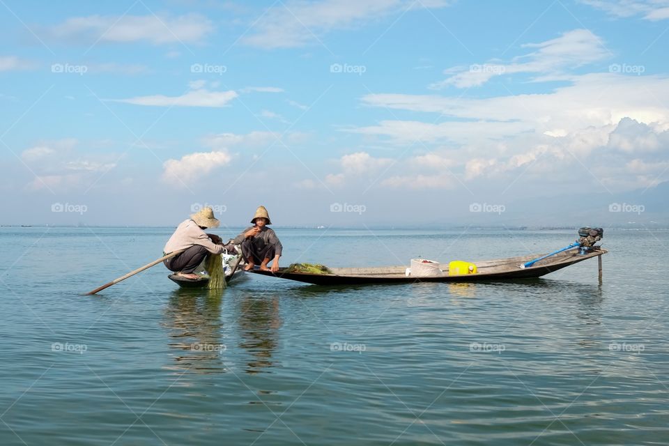 Fishing at rest