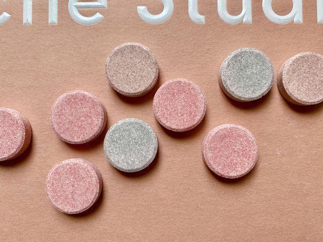 Baby pink sweets