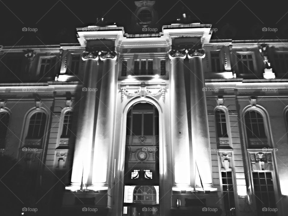 beautiful building. the National Bank.in Bahia Blanca. Argentina. Historic heritage
