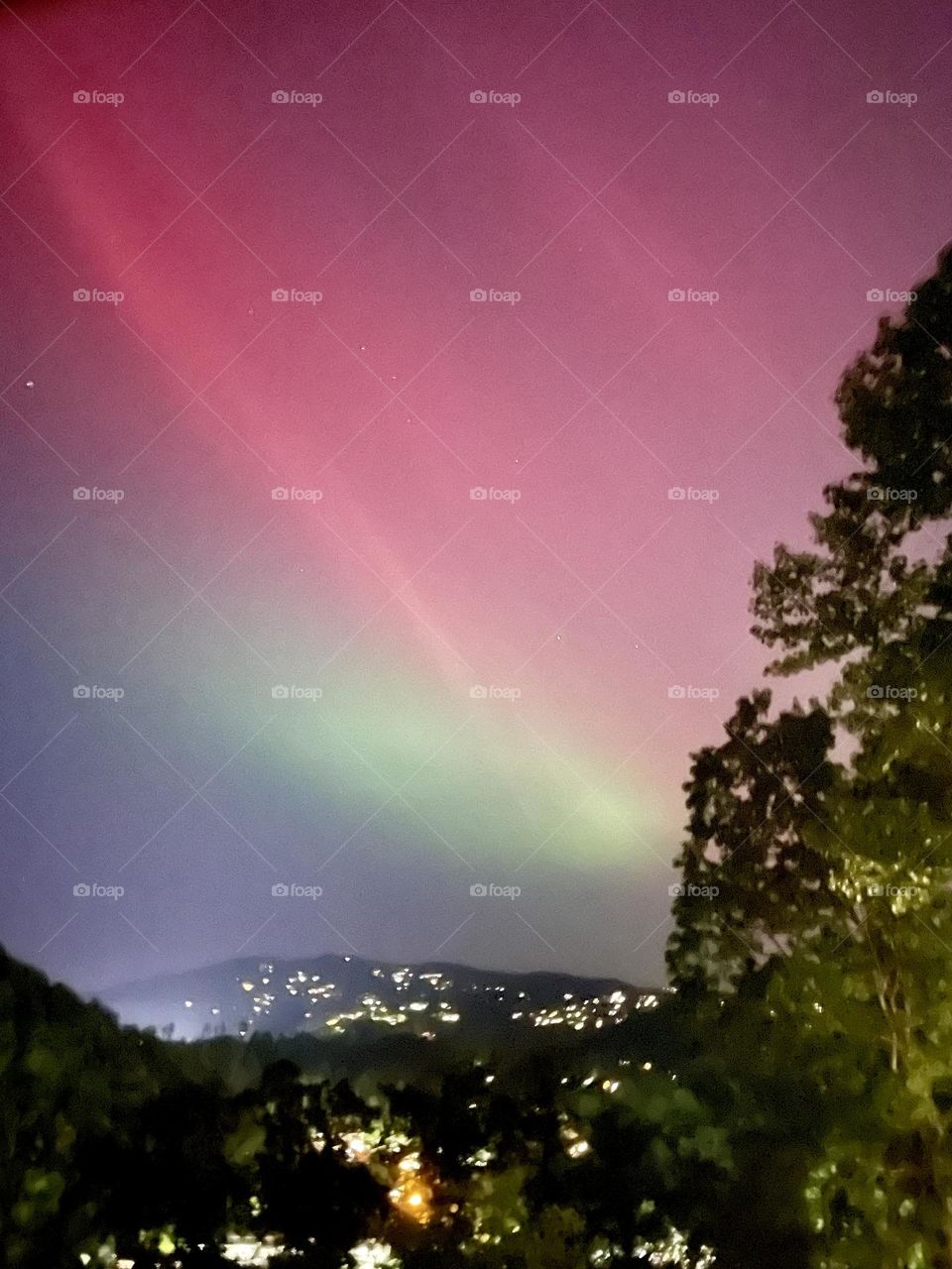 Aurora Borealis in Tennessee