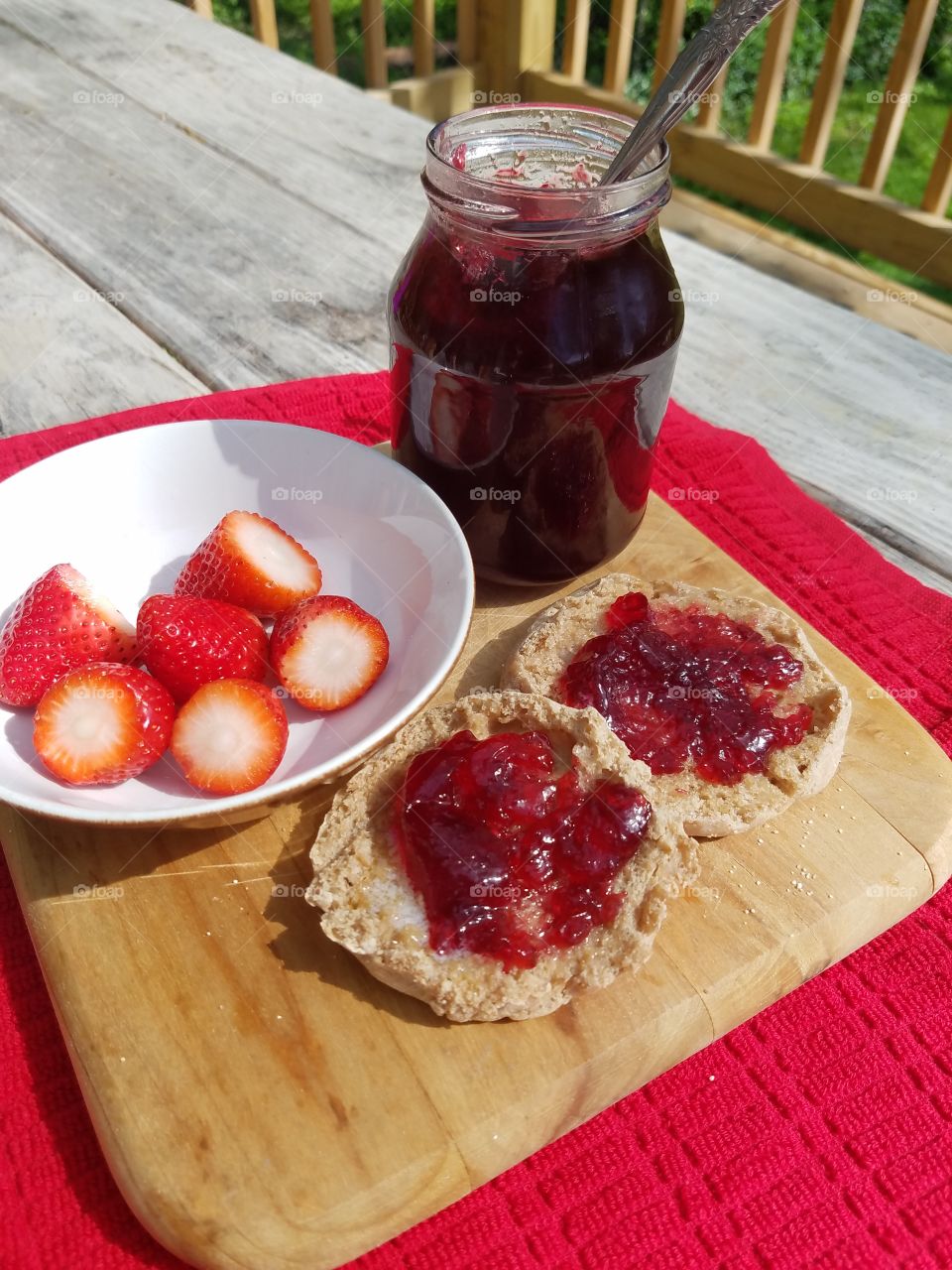 Home made jams and pickles