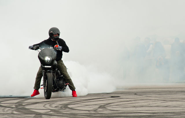 Smoking bike