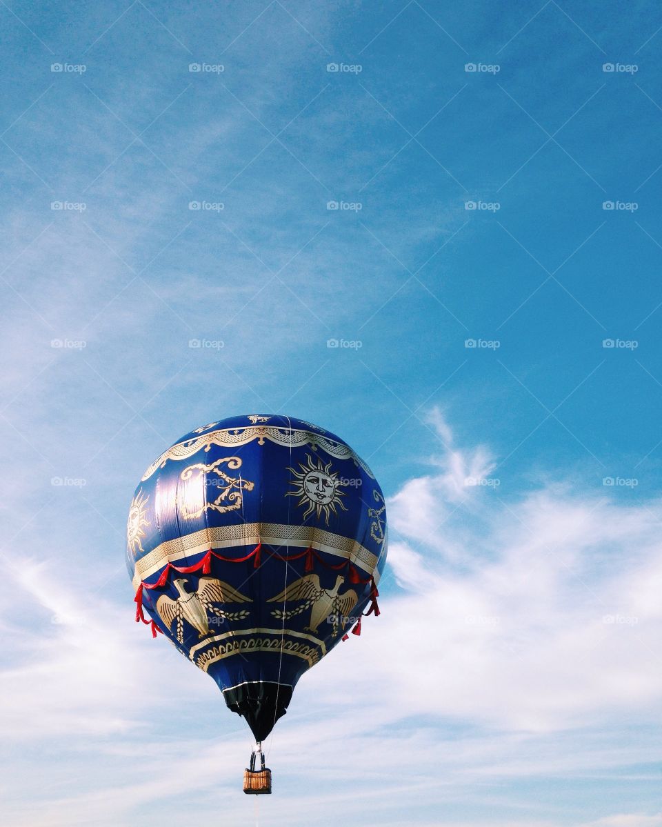 Hot air balloon . festival dedicated to the 70 years of peaceful sky over land!