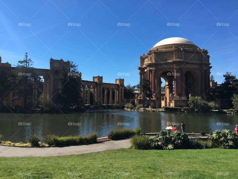 Palace of Fine Arts in San Francisco