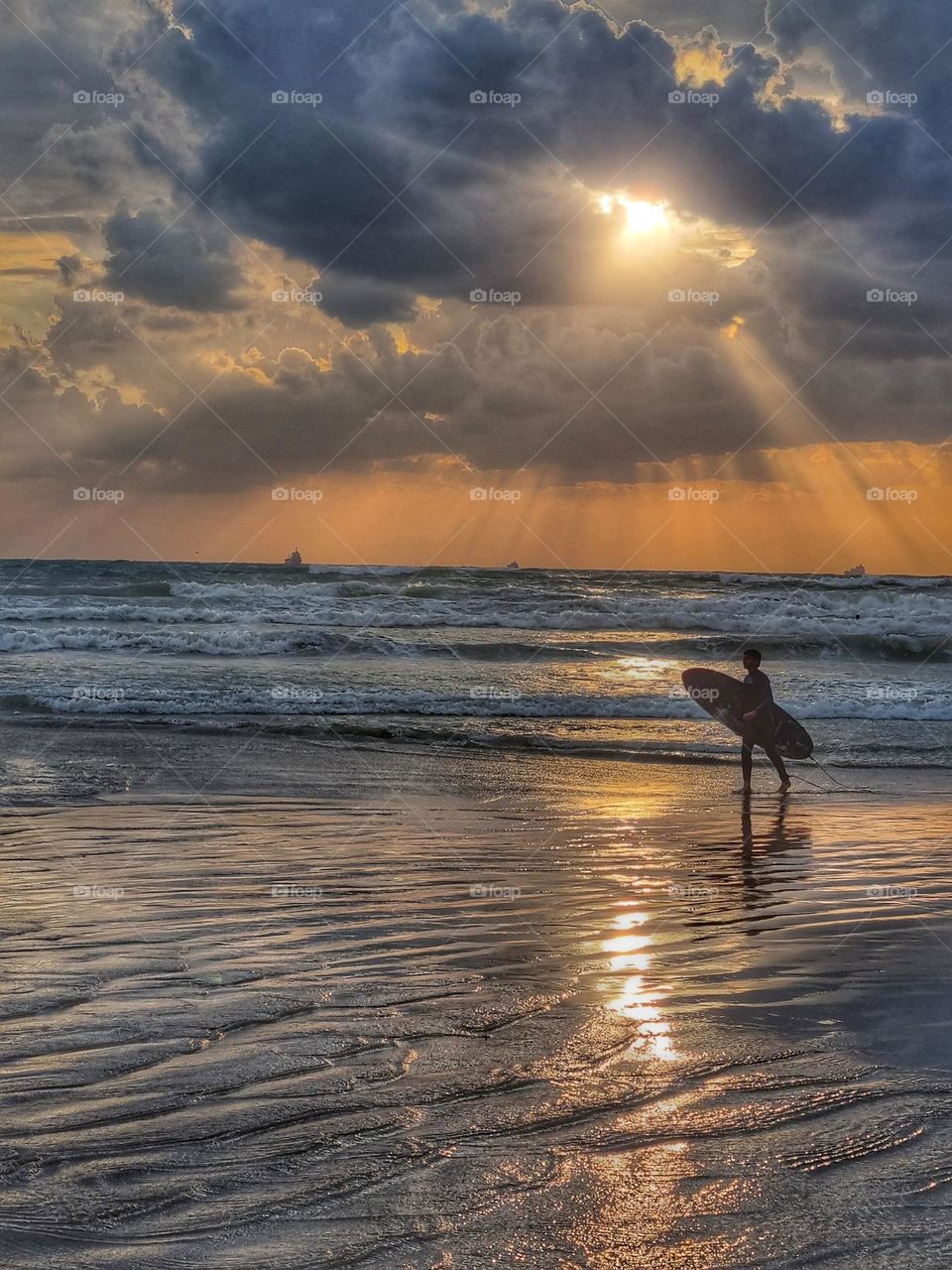 sea sunset sunrise sky clouds