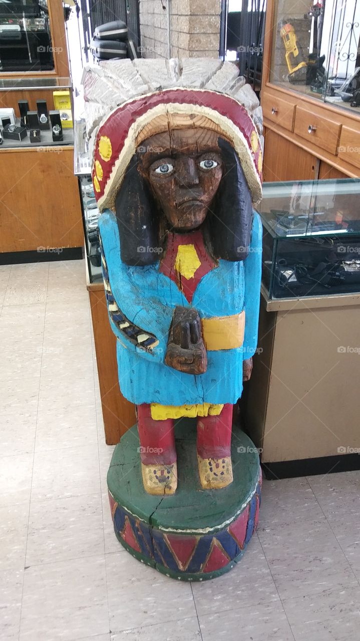 Native statue