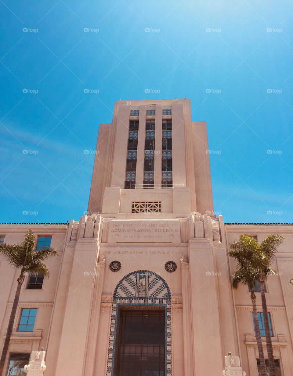 San Diego county administration building