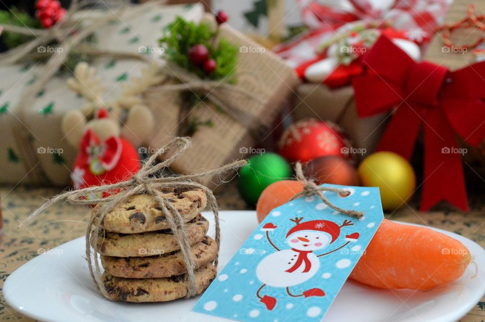 Preparing snacks for Santa