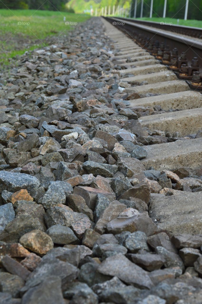 railroad stones