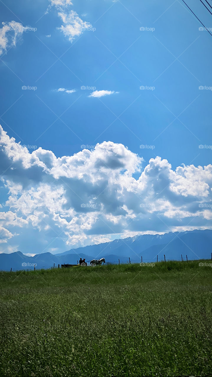 Traveling under the clouds