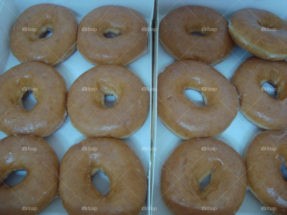 sugar glazed donuts 