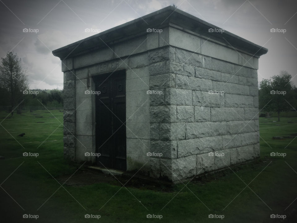 A family Mausoleum in Hazelmere Cemetery 