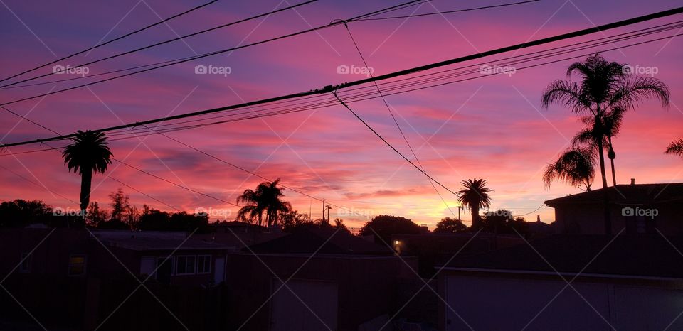 Oxnard sunsets are colorful and hypnotizing.