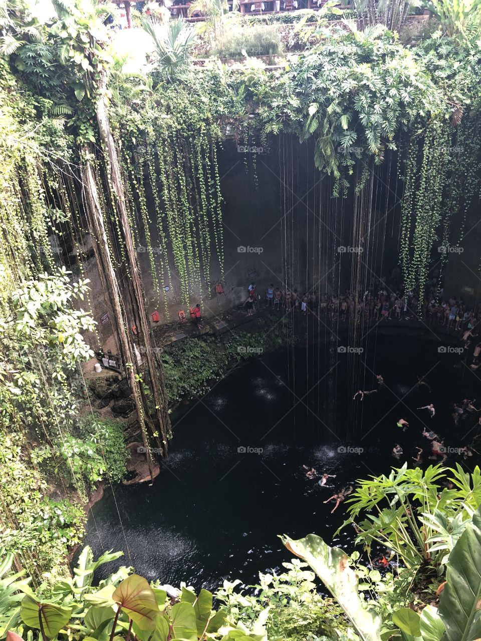 Cenote fresh water cave
