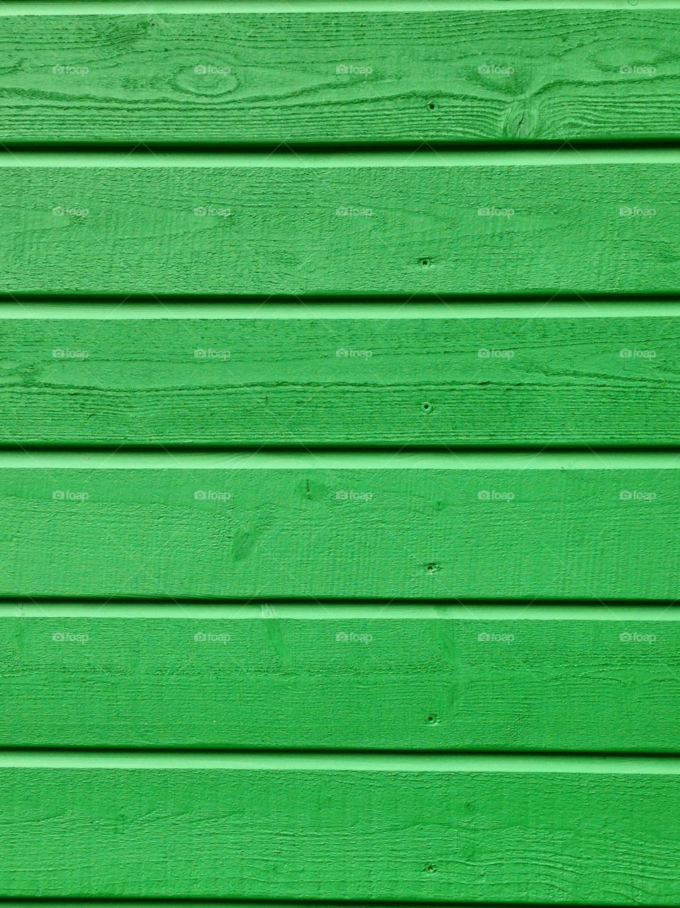 Green wooden planks 